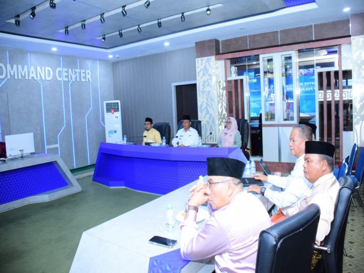 Melalui Zoom Meeting, Bupati Kampar Sampaikan Komitmennya Untuk Gerak Cepat Atasi Banjir Guna Menjaga Keselamatan Masyarakat.